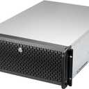 Rosewill 4U Server Chassis Rackmount Case | 15 3.5" HDD Bays | E-ATX Compatible | 6 Front 120mm Fans, 2 Rear 80mm Fans | 2X USB 3.0 | Front Panel Lock and Key | Silver/Black - RSV-L4500U