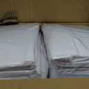 12 Packs 120 Inch White Round Tablecloth in Diameter, Washable Polyester Fabric Tablecloths, Wrinkle Resistant Table Cloth for Wedding Party Banquet Dining