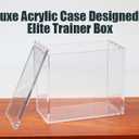 ETB Acrylic Case 3 Pack Elite Trainer Box Protector 8mm Thick Magnetic Lid 6 Magnets UV Protection Dustproof Display Case Easy Top Loading Compatible with Elite Trainer Boxes