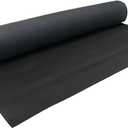 27" x 15' Neoprene Floor Runner - Anti-Slip Resistance - Reusable Floor Protection - for Moving, Business, Home, Garage  Black