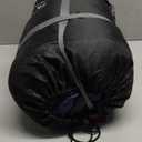 REDCAMP Flannel Sleeping Bag for Adults, Comfortable Cotton Sleeping Bags for Camping with Detachable Hood, Red/Grey/Blue/Black