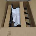 Mr IRONSTONE Fireplace Grate Fireplace Log Holder Solid Steel Heavy Duty Firewood Log Burning Rack Fire Grates for Outdoor Kindling Tools Pit Indoor Wrought Iron Wood Stove 17 inch