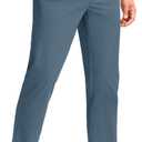 Obla Men's Golf Pants - 30"/32"/34" Slim Fit Stretch Lightweight with 5 Pockets Casual Travel Dress Work Pants for Men (Blue)