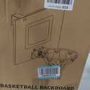 Mini Basketball Hoop Indoor – Over Door Basketball Set w/ 17"x11" Shatterproof Backboard, Foam-Padded Door Protection, Quiet Slam Dunk, 3 Mini Balls & Pump, No Tools Required