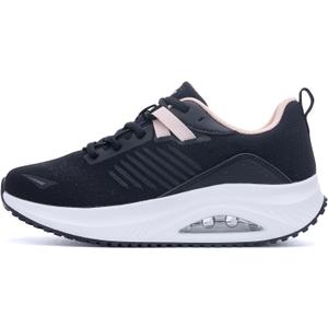 Autper Plantar Fasciitis Shoes Women Walking Arch Support Tennis Casual Athletic Nurse Orthotic Sneakers for Foot Pain Relief (10.5, Blackgrey)