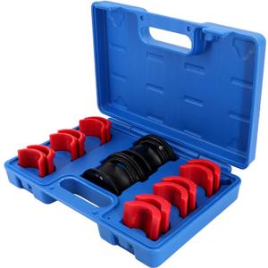 Dokili 14Pcs Universal Motorcycle Bike Fork Seal Driver Tool Kit Installer Driver Set 35mm 36mm 40mm 41mm 42mm 43mm 45mm 46mm 47mm 48mm 49mm 50mm