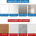 3 x Shower Suction Cup Hooks, 2-Pack Shower Hooks for Bathroom, Kitchen, Glass Door, Mirror, Tile, Holds 15 Pounds of Objects, No Drilling Required, Reusable (Black)