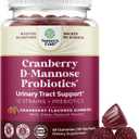 Probiotics for Women with D Mannose - Cranberry Probiotic Gummies - 60 Ct