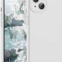 SUPFINE Designed for iPhone 15 Case,Premium Liquid Silicone with [Soft Anti-Scratch Microfiber Lining][Upgraded Camera Protection] Slim Shockproof Protective Phone Case for Men Women Girls,White