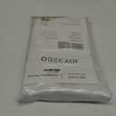 Joydeco Faux Linen Blackout Curtains for Bedroom,Light Grey Blackout Curtains 72 inches Long,100% Blackout Solid Thermal Insulated Window Drapes Luxury Decor for Living RoomW52xL72 Inch,Light Grey