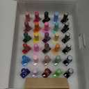 CANNI CC1 30Pcs 9ML Hema-free Gel Nail Polish Set, Black Pink Nude Red Blue Green Gel Polish Kit Color Soak Off LED Nail Gel Polish Set Nail Art Starter Manicure Salon DIY at Home