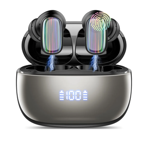 AI Language Translator Earbuds Real Time, 164 Language/6 Translation Modes Translator Earbuds 3-in-1 Translation Headphones, Bluetooth 5.4 Translation Device for Travel Business Learning, Black