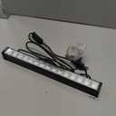 Upgraded 42W LED Black Light Bar, Blacklight Flood Light with Plug+Switch+5.9ft Cord, Light Up 24x24ft Area, for Halloween Glow Party Bedroom Game Room Body Paint Stage Lighting