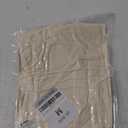 Women's Deep V Neck Low Cut Tops 2025 Casual Ribbed Knit Henley T Shirts Summer Short Sleeve Tees (Beige, M)