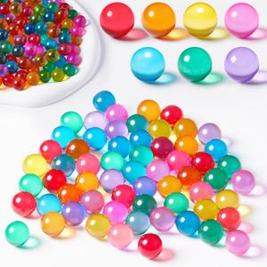 Sotiff 1000 Pieces Marbles Bulk Cats Eyes Glass Marbles Color Mixing 0.55 Inch Solid Round Glass Marble for Kids Slingshot DIY Home Decoration Chinese Checkers Game (Bright)