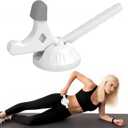 Psoas Release Tool-Hip Hook Psoas Muscle Release Tool Fully Adjustable for Iliacus,Waist Pain Sciatica,Back&Posture Relief,Hip Flexor Release Tool and Trigger Point Massage Tool [Patent Pending] (White)