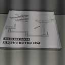 Brushed Nickel Pot Filler, Pot Filler Faucet Wall Mount, Brass Folding Stretchable with Double Joint Swing Arm Single Hole Two Handles Kitchen Restaurant