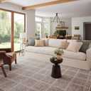 Loloi Angela Rose Ember Collection EMB-10 Fog/Dove 2'-7" x 7'-6" Runner Rug