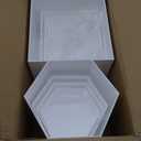 Buffet Risers Set of 8 Acrylic Cube Display Stands Box Risers with Hollow Bottoms 4 Different Size Dessert Table Display Set Food Nesting Risers for Buffet Table, Cupcake Candy Food, Parties, Brunch, Weddings (4 PCS Cubes +4 PCS Cylinders)