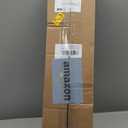 Zebra Blinds for Windows, 72" H x 24" W White Roller Windows Shades, Dual Layer Fabric Manual Pull Cord Indoor Outdoor Blinds, Light Filtering Semi Sheer Shades for Home Kitchen