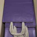 BagDream Gift Bags 8x4.25x10.5 Inches 100Pcs Purple Kraft Paper Bags with Handles Bulk, for Shopping, Retail, Merchandise, Party Favor, Craft, 100% Recyclable Paper Gift Sacks