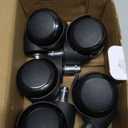 MaxGear 2" Office Chair Wheels Heavy Duty Replacement, Mute Rubber Rotating Desk Chair Caster Wheels, Safe for All Floors Including Hardwood, Universal Standard Stem Size Fits 99%, Set of 5