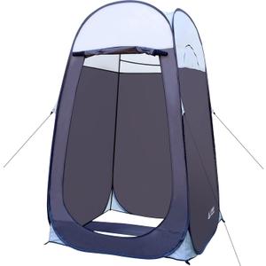 Leader Accessories Pop Up Shower Tent Dressing Changing Room Privacy Portable Camping Shelters 4' x 4' x 78" H Extra-Large Space