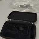 BRDRC Osmo Pocket 3 Case, Portable Carrying Bag Protective Hard Storage Bag for DJI Osmo Pocket 3 Creator Combo Camera Accessories with Wrist and Carabiner (Black)