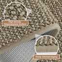 BEQHAUSE Hallway Runner Rugs 2x8, Hallway Rug Washable, (Rolled-Up NO Creases) Non Slip Runner Rug Absorbent Stain Resist Carpet Runner, Entryway Rugs Floor Mat Laundry Room Rugs
