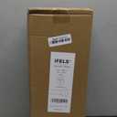 2 Pack Heavy Duty Curtain Rods for Windows 66 to 120 Inch, 1 Inch Black Adjustable Curtain Rod Set with Easy Installation and Modern Design (A1,Black,30-120",2Pack)