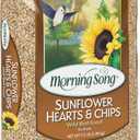 Morning Song Sunflower Hearts & Chips Wild Bird Food, No Mess Sunflower Seeds for Birds, 5.5-Pound Bag (EXP 09/10/27)