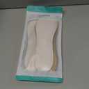 2 Pairs Pigskin High Heel Cushion Inserts for Women, Self Adhesive Arch Support Insoles for Flat Feet, Plantar Fasciitis and Pain Relief, No Slip Shoe Pads for Heels Sandals Flats Large 8-12 Size