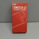 Orzly Case Compatible with Nintendo Switch 2 – Protective Travel Carry Case with Screen Padding, Game Card & microSD Slots, Zipped & Open Pockets for Accessories – 7.9" Gift Boxed, Black