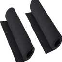 2-Pack Black Eva Foam Cosplay Sheets roll, Premium eva Craft Foam 2mm Thick, 13.5" x 49", High Density 86kg/m3 for Cosplay Costume, Crafts, DIY Projects by MEARCOOH