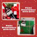 4 x First Christmas Married Ornament 2025 - Wedding Gifts - Mr and Mrs Gifts - Wedding Gift for Couples 2025, Bride, Future Mr and Mrs - Bridal Shower Gift for Married Newlywed - Wood Ornament