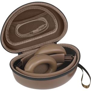 Hard Headphone Case for Beats Solo 4, Studio Pro, Solo 3, Studio 3, Solo 2,Over Ear Headphone Carrying Case with Storage Cable Bag Strap for Travel (Brown)