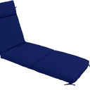 Chaise Lounge Cushion 80x26x3 Inch, Lounger Pad Replacement with Fade-Resistant, Removable & Machine-Washable Covers, Ideal for Patio Chaise Chairs, Navy Blue