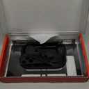 eXtremeRate PlayVital Back Cover for Nintendo Switch Console, Handheld Controller Separable Protector Hard Shell for NS Joycon,Dockable Protective Case for Nintendo Switch - Black (NOT for Switch 2)