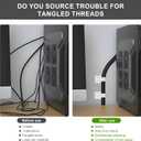 20-Pack Large Reusable Self-Adhesive Cable Ties cable management Adjustable Hook & Loop Straps for Organizing Data Cables, Wires, Headphones Under-Table Cord Management for Home, Office