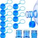 10 Pcs 3 and 5 Gallon Jug Cap Reusable Replacement Cap for 55mm Water Bottles Non Spill Silicone Water Dispenser Caps