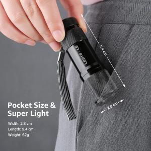 Lepro LE UV Torch, 9 LED 395nm Ultraviolet Flashlight, Black light Detector for Pet Urine, Stain, Bed Bugs and More