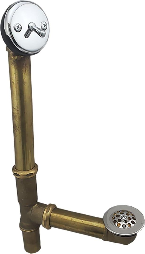 PROFLO PFWO250 Tub and Shower Waste/Overflow Drain - For tubs 18" - 24" Tall - Chrome