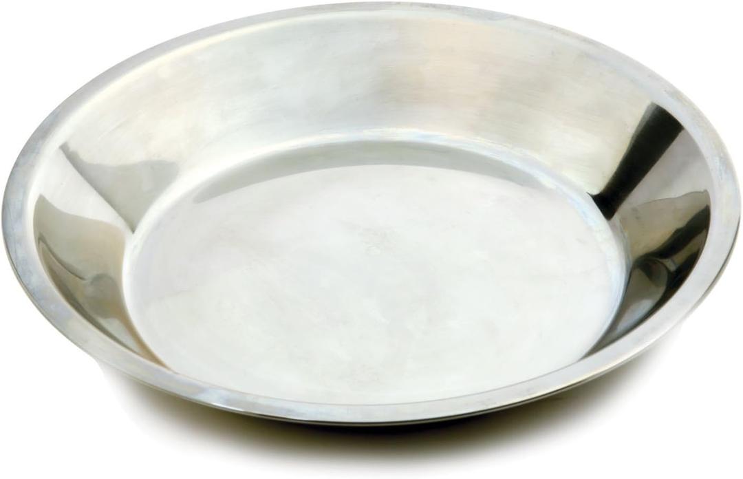 Norpro 3811 Stainless Steel Pie Pan, 9" x 1.5", 1 EA, As Shown