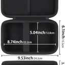 Hard Case Compatible with NOCO Air AL5 UltraFast 5A Cordless Tire Inflator(Black Case)