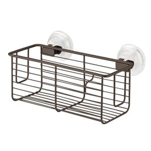 bathtub Shelf
InterDesign Classico Bathroom Shower PowerLock Suction Caddy Basket for Shampoo, Conditioner, Soap - Bronze