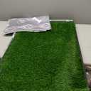 LOOBANI Large Dog Grass Pad with Tray - 35x23in Dog Litter Box with 2 Artificial Grass Patch + 2 Washable Pee Pads - Quickly Absorbency Indoor Outdoor Potty for Patio Balcony Apartment Use