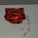 Giegxin 2 Pcs Large Red Lighted Christmas Bows with Lights for Wreath and Tree Topper, 18x F10 Inch Pre Lit Red Wreath Bow Light up for Christmas Decorations for Front Door Windows Outdoor Indoor