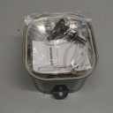 Wireless Cat Water Fountain Cordless with External Pump, 5000MAh Battery Operated, 68oz Rechargeable Automatic Pet Cat Fountains for Drinking with Motion Sensor, Quiet Pump(1 Filter) (Transparent Black)