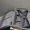 mixi Carry On Luggage with Cup Phone Holder and Charger Hard Shell Suitcases with Spinner Wheels,20 Inch Lark Yellow