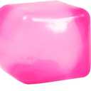 2 x 1 Pcs Stress Cube Bulk Ice Cube Stress Ball Anxiety Relief Soft Squeeze Sensory Ball for Party Favors Prizes Goodie Bag Stuffers (Pastel Pink)